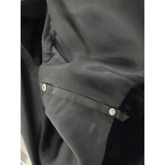 Dana Bachman Black Velvet Silk Tunic Blazer Jacket Size 12 - Picture 13 of 13